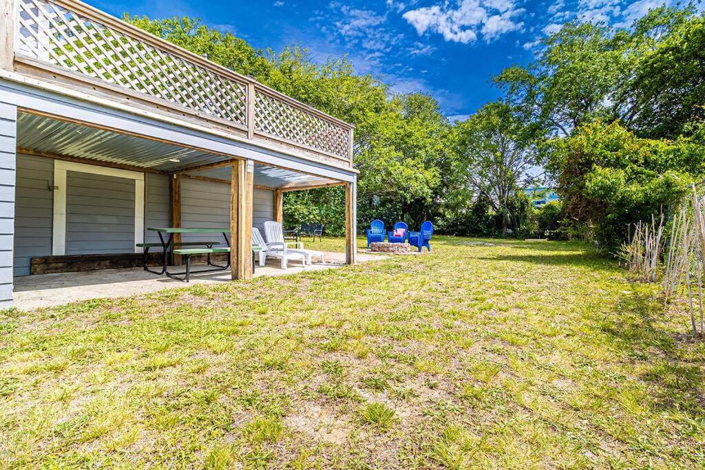 Gorgeous Centrally Located Ocean View 2 King, Huge Private Yard & Deck, Firepit, Bbq, & Game Tables Myrtle Beach Esterno foto